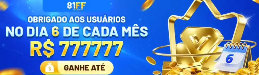 Banner de bônus do 81FF.